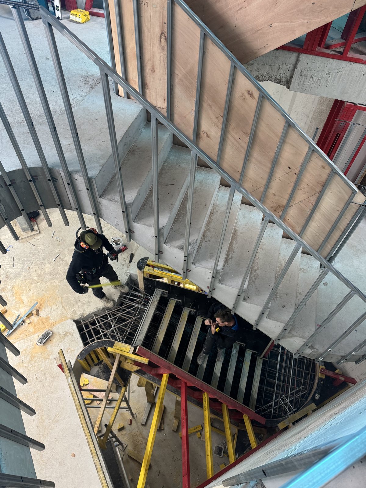 Balmoral House — stair from above